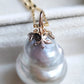 30.4ct Genuine Keshi south Sea pearl 14k gold pendant