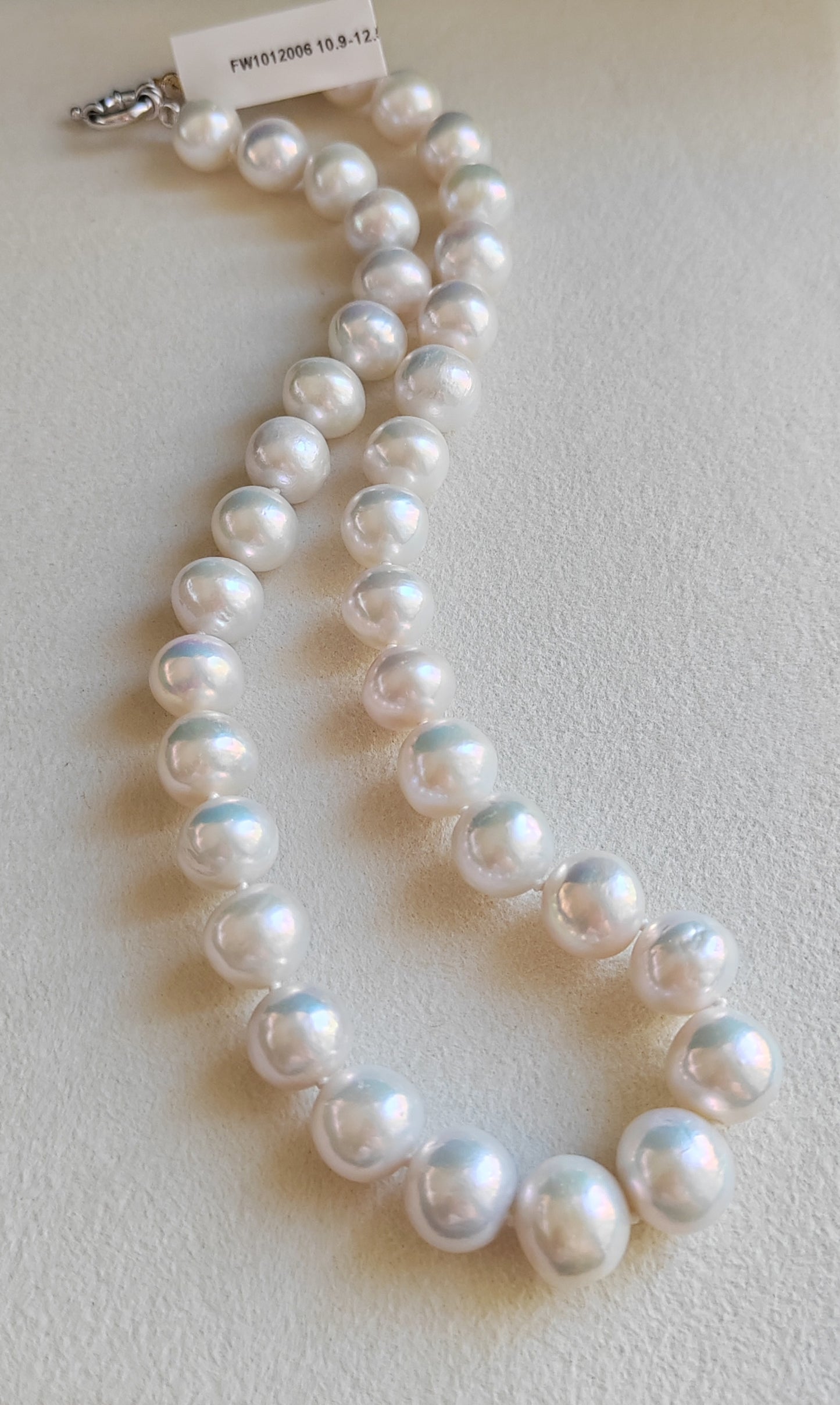 11-12.5mm Genuine freshwater pearl classic necklace