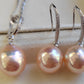'Fairy Peach' Jewellery set Genuine freshwater pearls 11.8-12.2mm
