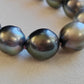 9.3-12mm Genuine Tahitian south sea pearls Baroque necklace