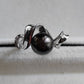 9.3mm Genuine tahitian south sea pearl silver wave ring