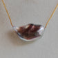 'Nuvole' 18k gold necklace genuine Keshi tahitian south sea pearl timeless elegance