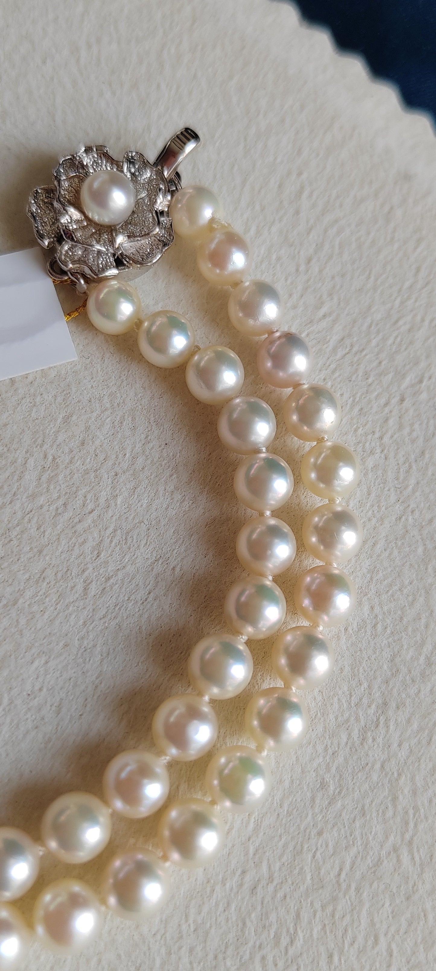 5.1-6.5mm Genuine Japanese akoya pearls classic necklace
