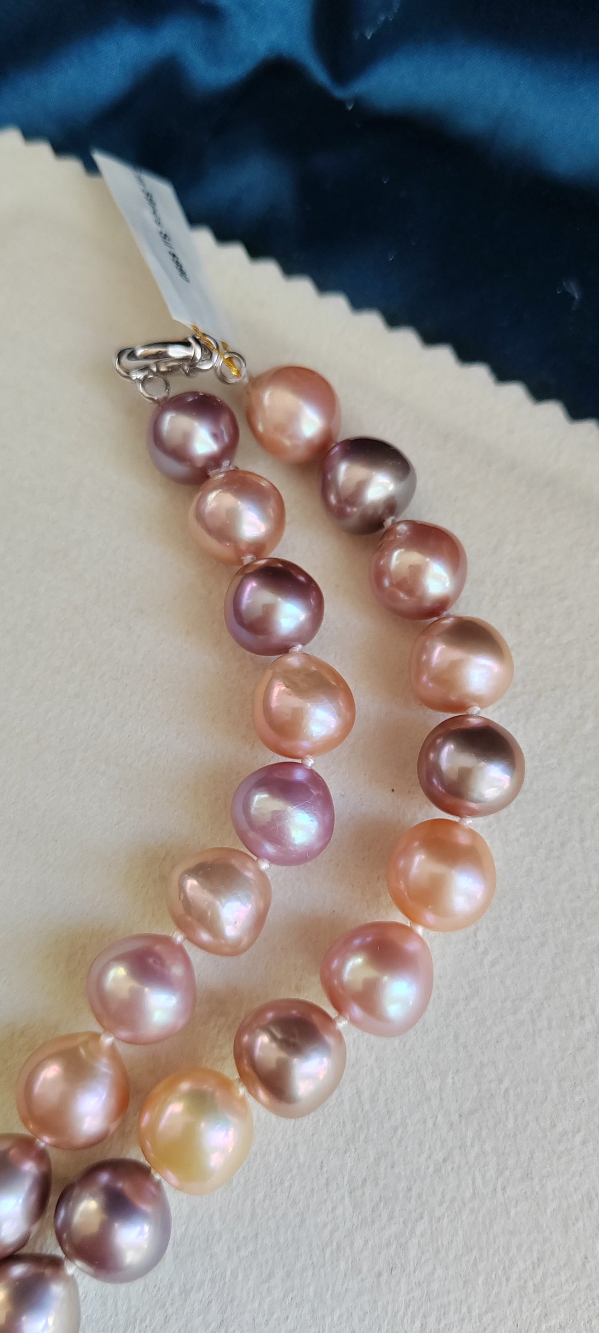 11-13.4mm Genuine freshwater pearl Rainbow necklace