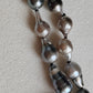 8.3-12.7mm Genuine tahitian south sea pearl baroque necklace