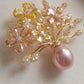 'Pleasure Blossom' brooch genuine freshwater pearl 11.8mm