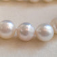 9-12.2mm Genuine south sea white pearls 14ct gold necklace 18 inch