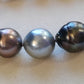 9.3-12mm Genuine Tahitian south sea pearls Baroque necklace