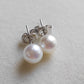 6-6.5mm Genuine Akoya Saltwater pearls every day earrings studs