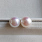 11-11.3mm Genuine freshwater pearl classic earrings studs