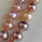 11-13.4mm Genuine freshwater pearl Rainbow necklace