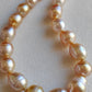 7.7-9.9mm Genuine Golden south sea earrings classic necklace
