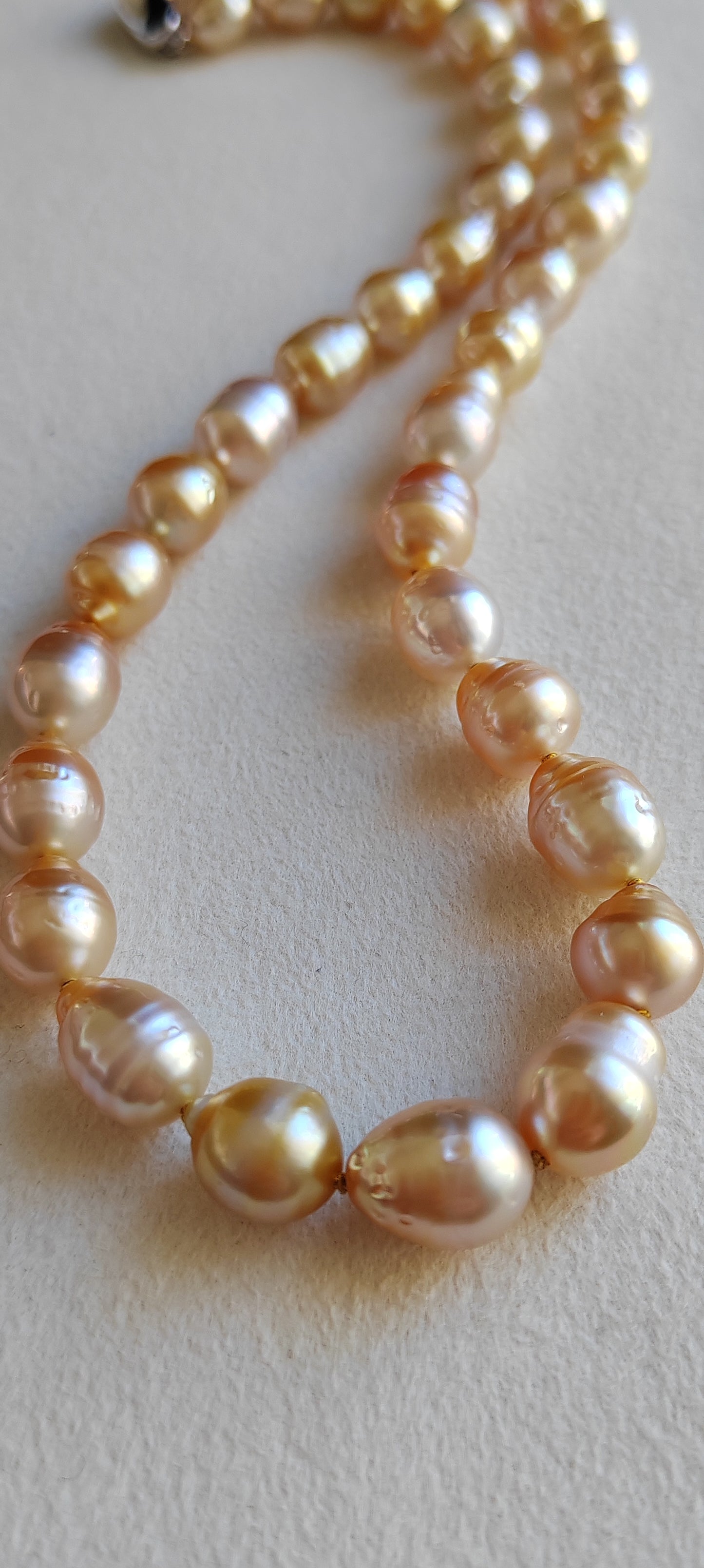 7.7-9.9mm Genuine Golden south sea earrings classic necklace