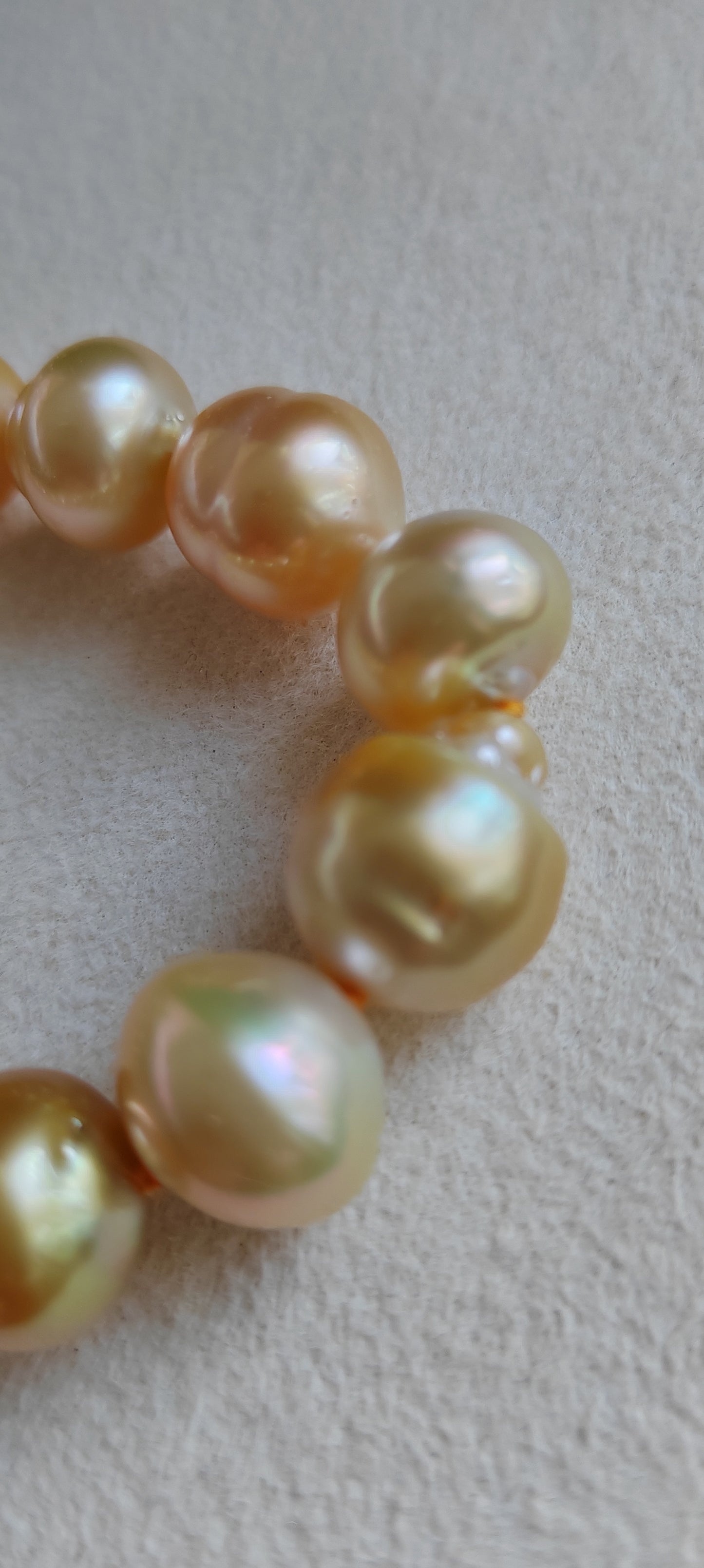 9-12.6mm Genuine golden south sea pearls designer necklace