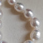 9-10.7mm Genuine south sea white pearl 14k gold necklace