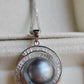 14.1mm Genuine tahitian sea pearl luxury necklace