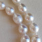 9-10.8mm Genuine Australian south sea white pearls 14k gold necklace