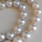 9.8-14.8mm Genuine south sea white pearls classic necklace