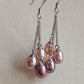 6-7mm Genuine freshwater pearl multicolour jewellry set