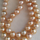 8-11.1mm Genuine golden south sea pearl necklace strand