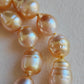 7.7-9.9mm Genuine Golden south sea earrings classic necklace