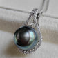 12.7mm Genuine tahitian south sea pearl elegant baroque necklace
