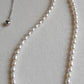 4-4.5mm Genuine freshwater keshi pearls classic necklace