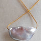'Nuvole' 18k gold necklace genuine Keshi tahitian south sea pearl timeless elegance