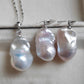 Classic baroque jewelry set Genuine freshwater pearl 12-13mm x20mm