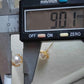 6.4mm Genuine akoya saltwater pearls earrings