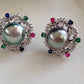 'Festival' earrings Genuine tahitian south sea pearls 10.3mm