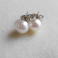 6-6.5mm Genuine Akoya Saltwater pearls every day earrings studs