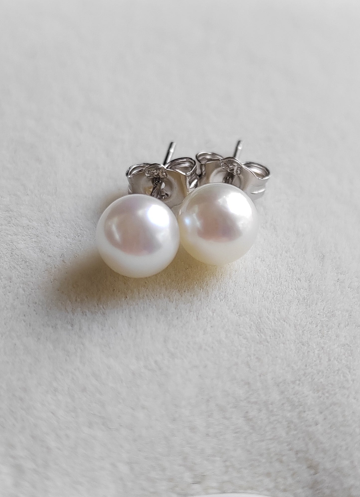 6-6.5mm Genuine Akoya Saltwater pearls every day earrings studs