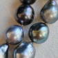 9.3-12mm Genuine Tahitian south sea pearls Baroque necklace