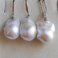 Classic baroque jewelry set Genuine freshwater pearls 13-14x18mm
