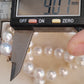 9-12.2mm Genuine south sea white pearls 14ct gold necklace 18 inch