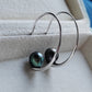 8.1mm Genuine tahitian south sea pearls classic hooms earrings