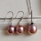 Classic Jewellry set Genuine freshwater pearls 10.9-11.5mm