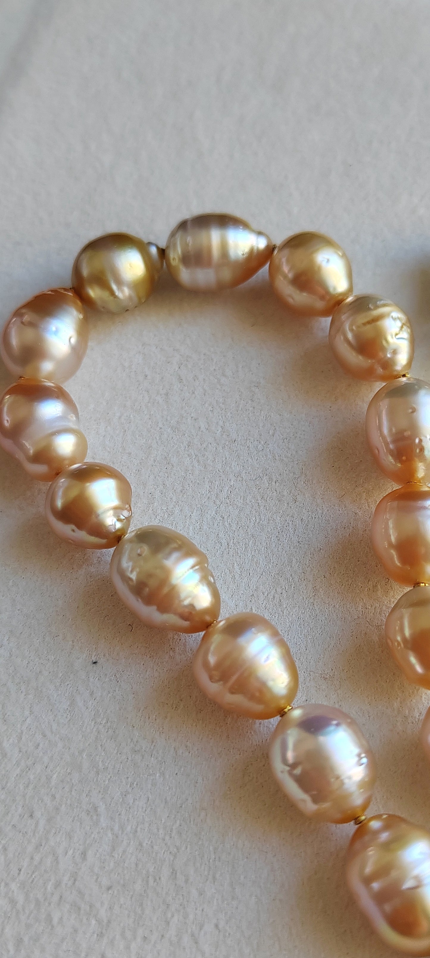 7.7-9.9mm Genuine Golden south sea earrings classic necklace