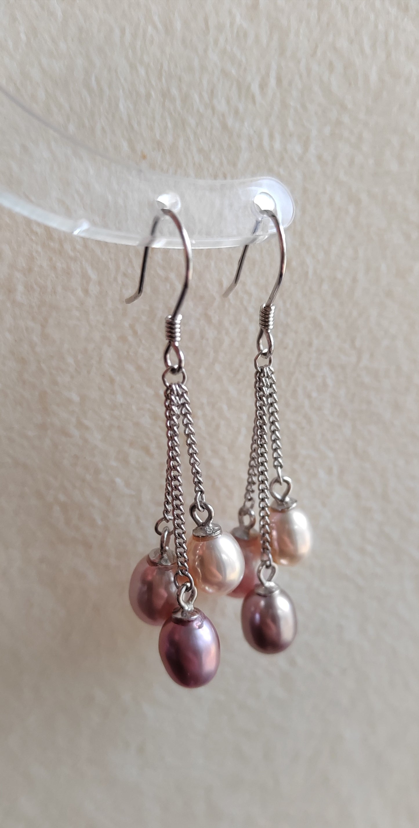 6-7mm Genuine freshwater pearl multicolour jewellry set
