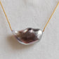 'Nuvole' 18k gold necklace genuine Keshi tahitian south sea pearl timeless elegance