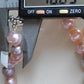 'Rainbow' necklace 10.8-13mm Genuine freshwater pearls