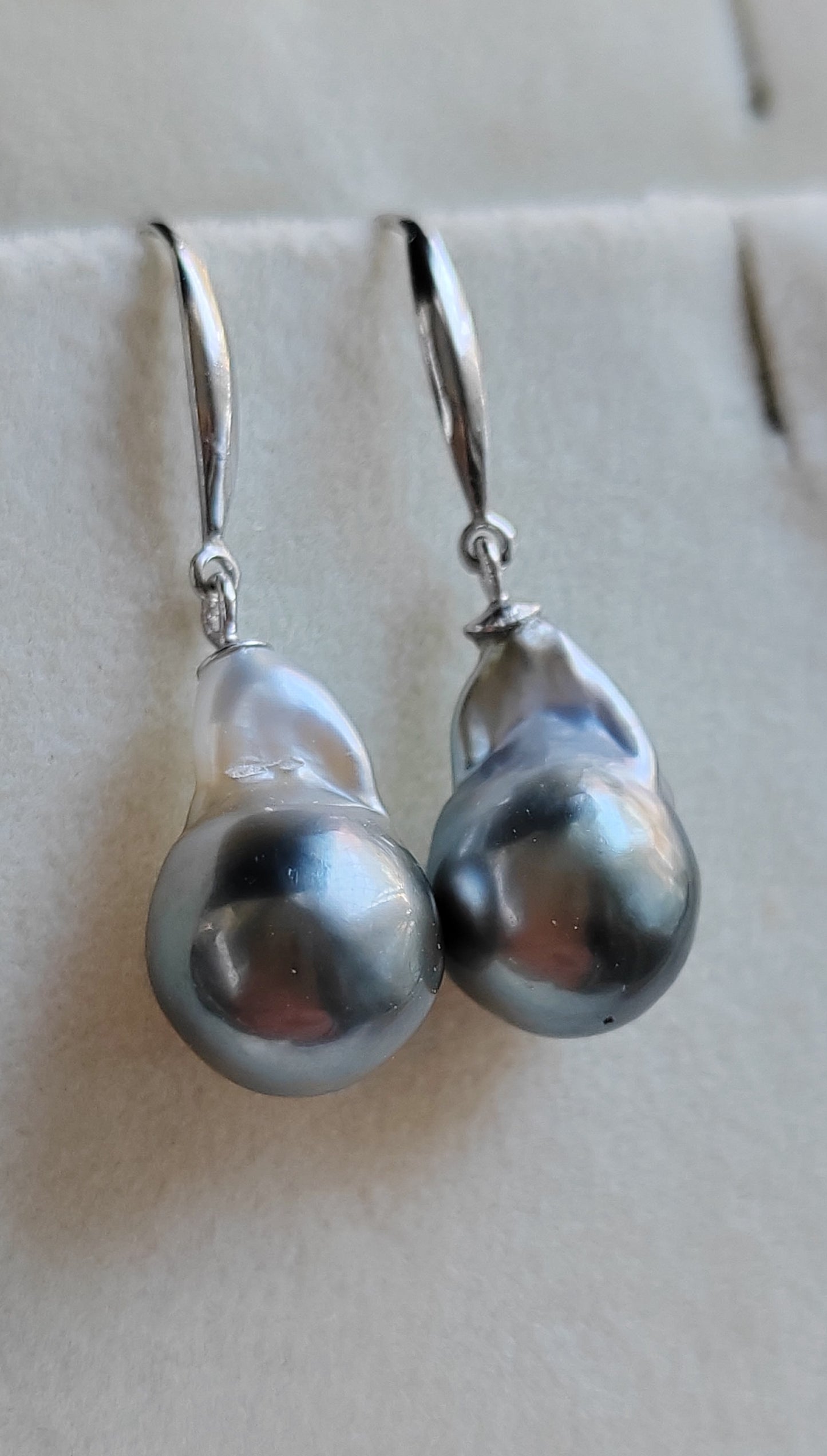 Classic Jewellry set Genuine tahitian sea pearls 10.2-10.4mm