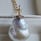 30.4ct Genuine Keshi south Sea pearl 14k gold pendant