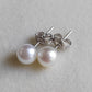 6-6.5mm Genuine Akoya Saltwater pearls every day earrings studs
