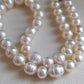 9.3-14.5mm Genuine south sea white pearls designer necklace