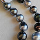 9.3-12mm Genuine Tahitian south sea pearls Baroque necklace
