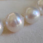 9.8-14.8mm Genuine south sea white pearls classic necklace