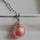 'Chocolate' pendant genuine freshwater pearl 11.7mm
