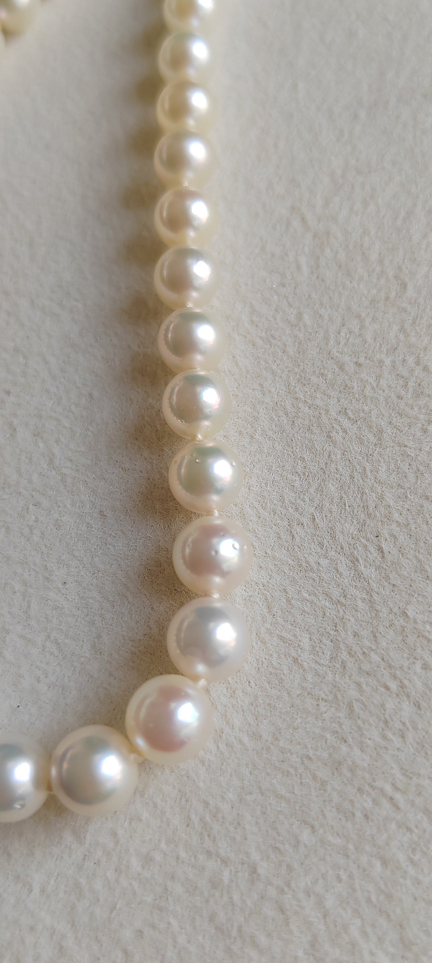 5.1-6.5mm Genuine Japanese akoya pearls classic necklace